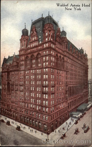 The Waldorf-Astoria Hotel New York