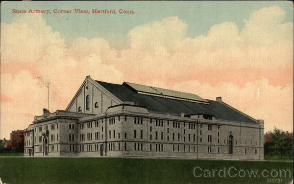 State Armory, Corner View Hartford Connecticut
