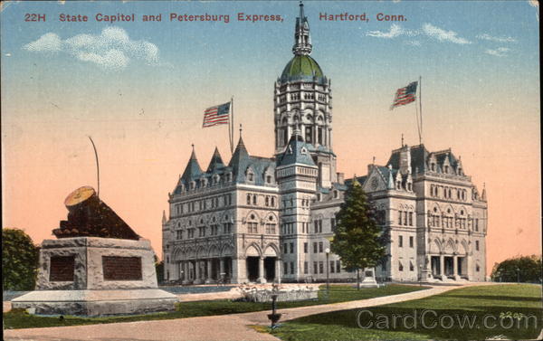 State Capitol and Petersburg Express Hartford Connecticut