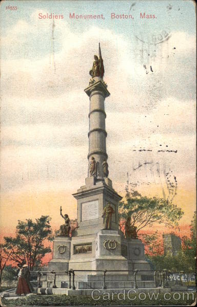 Soldiers Monument Boston Massachusetts