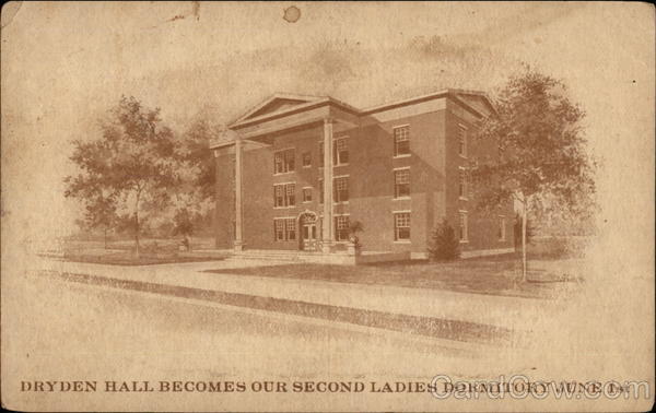 Dryden Hall becomes our Second Ladies Dormitory June 1st Chillicothe Missouri
