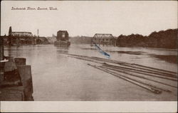 Snohomish River Everett, WA Postcard Postcard