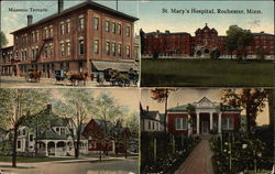 Views of City Rochester, MN Postcard Postcard