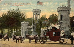 Pony Coach at Entrance to Krug Park Pony Coach at Entrance to Krug Park