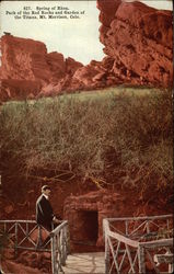 Spring of Rhea. Parks of the Red Rocks and Garden of the Titans Colorado Springs, CO Postcard Postcard