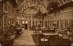 Palm Room, St. George Hotel Postcard