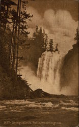 Snoqualmie Falls Washington Postcard Postcard
