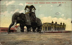 Elephant Hotel, Absecon Island Postcard