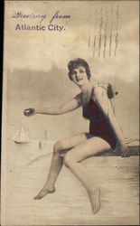 Greeting from Atlantic City Postcard