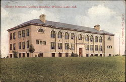 Mount Memorial College Building Winona Lake, IN Postcard Postcard