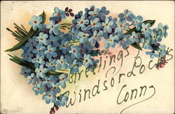 Greetings from Windsor Locks, Conn Connecticut Postcard Postcard