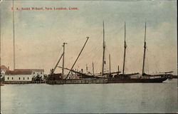 T.A. Scott Wharf Postcard