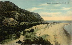 Pebble Beach Santa Catalina Island, CA Postcard Postcard