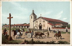 Santa Clara de Asis Mission Postcard