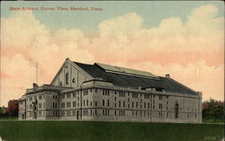 State Armory, Corner View Hartford, CT Postcard Postcard