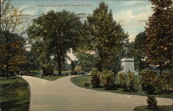 Scene in Bushnell Park Postcard