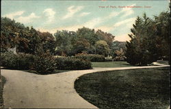 View of Park South Manchester, CT Postcard Postcard