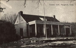 View of Country Club Building Naugatuck, CT Postcard Postcard