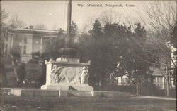War Memorial Naugatuck, CT Postcard Postcard