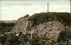 East Rock Park New Haven, CT Postcard Postcard