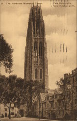 The Harkness Memorial Tower, Yale University New Haven, CT Postcard Postcard