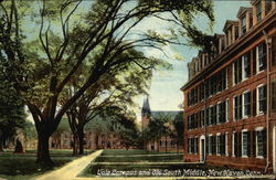 Yale Campus and Old South Middle Postcard