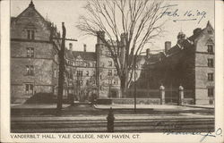 Vanderbilt Hall, Yale College Postcard