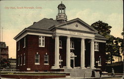 City Hall South Norwalk, CT Postcard Postcard