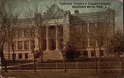 Custer County Court House Postcard