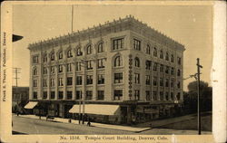 Temple Court Building Postcard