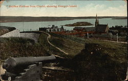 Halifax Harbour from Citadel George's Island, NS Canada Nova Scotia Postcard Postcard