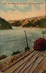 Devil's Hole Rapids, as seen along Great Gorge Route Postcard