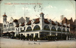 Davenport's Famous Restaurant Spokane, WA Postcard Postcard