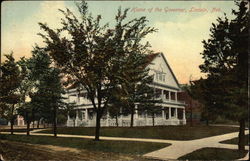 Home of the Governor Lincoln, NE Postcard Postcard