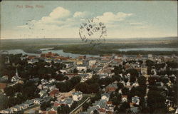 Aerial View Red Wing, MN Postcard Postcard