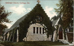 Episcopal Church Carthage, MO Postcard Postcard