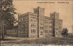 Baker University - Gymnasium Postcard