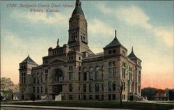 Sedgwick County Court House Wichita, KS Postcard Postcard