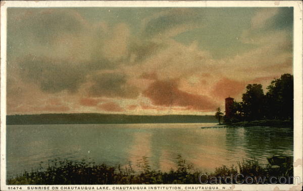 Sunrise on Chautauqua Lake, Chautauqua Institution New York