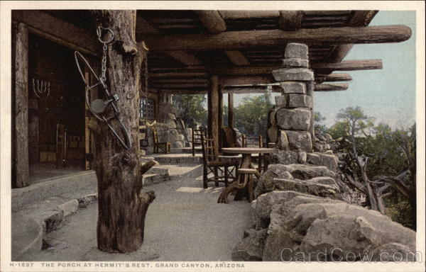 The Porch at Hermit's Rest Grand Canyon National Park Arizona