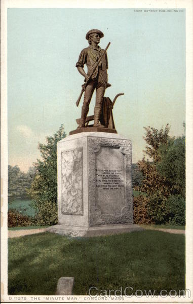The Minute Man Concord Massachusetts