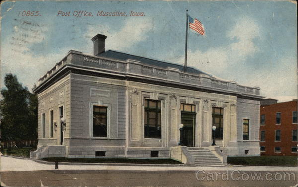 Post Office Muscatine Iowa