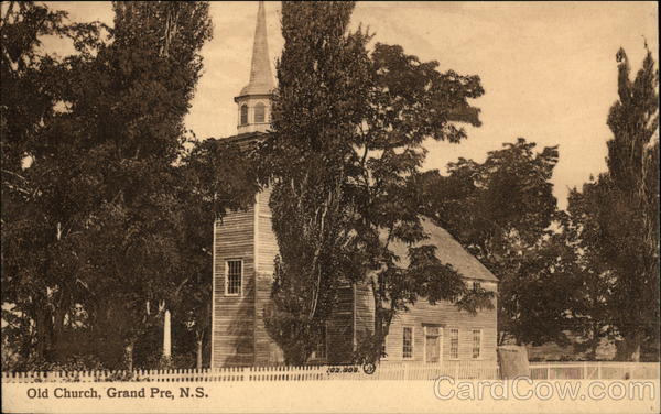 Old Church Grand Pre NS Canada Nova Scotia