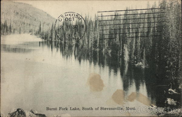 Burnt Fork Lake Stevensville Montana