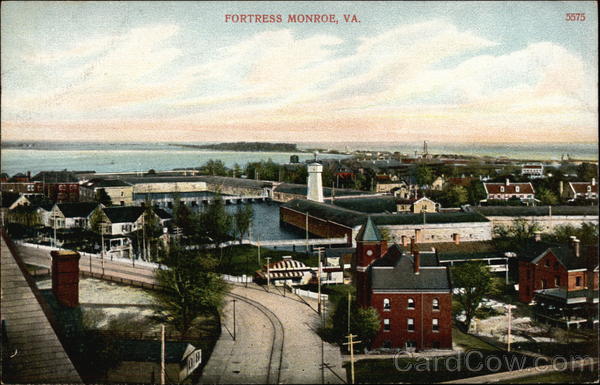 Aerial View Fort Monroe Virginia
