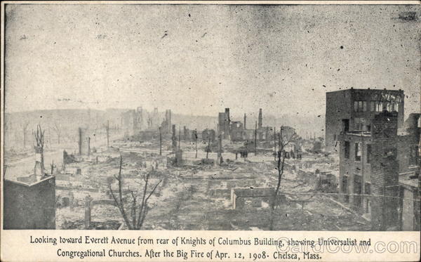 Universalist and Congregational Churches Chelsea Massachusetts