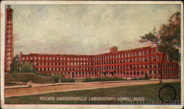 Hood's Sarsaparilla Laboratory Lowell Massachusetts