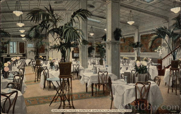National Hotel Winter Garden Washington District of Columbia