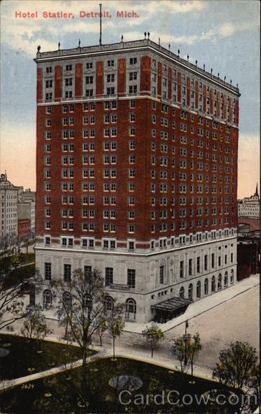 Hotel Statler Detroit Michigan