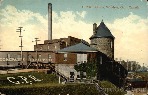 C.P.R. Station Windsor Canada Ontario